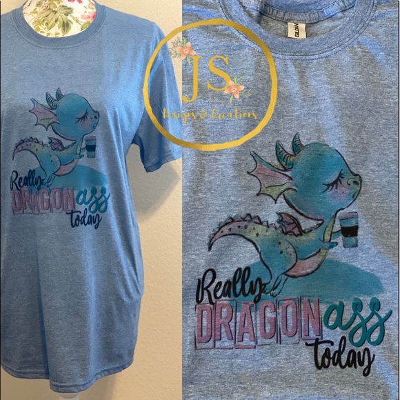 New Really Dragon Ass T-Shirt - Picture 2 of 2